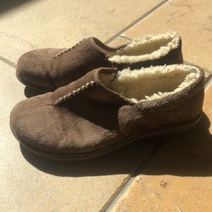 Fur-lined UGG Mules